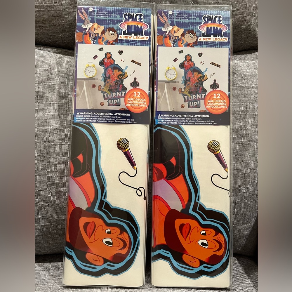 Space Jam decals (set of 2)